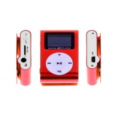 MP3 плеер металлический с экраном   FM   LCD Red