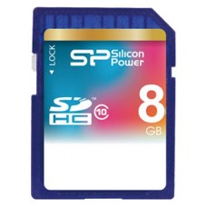 Карта памяти Sdhc card 8G Class10 Silicon Power