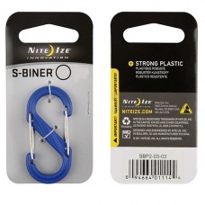 Карабин пластиковый Plastic S-Biner Size 4 синий