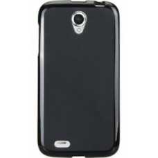 Чехол накладка LG L90 D405 прозрачная, чёрная - именно для 1-симочного