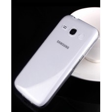 Чехол-накладка силиконовый 0.3mm Samsung J1 white