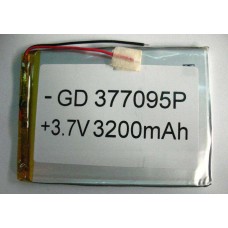 Полимерная батарея 377095P 3200mAh