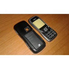 Корпус клавиатура Nokia 5500 черно серебристый