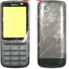 Корпус Nokia C3-01 серебро