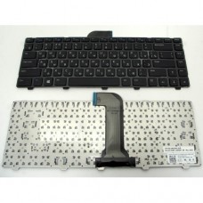 Клавиатура для ноутбука Dell Inspiron 14-3421 14R-5421 Vostro 2420 2421 2520 2521 RU Black с рамкой глянцевая