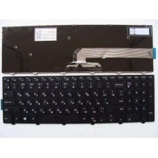 Клавиатура для ноутбука Dell Inspiron 15-3000, 15-5000, 3541, 3542, 3543, 5542, 5545, 5547 RU Black с рамкой