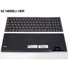 Клавиатура для ноутбука Dell Inspiron 15-7000, 7537 Series RU Silver с рамкой и подсветкой. Оригинальная