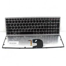 Клавиатура для ноутбука Lenovo IdeaPad G400, G400S, G405S черная с Серой рамкой . Оригинальная клавиатура.