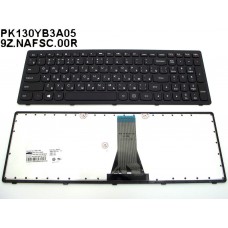 Клавиатура для ноутбука Lenovo IdeaPad G500s, G505s, S500, S510p, Z510,Flex 15, 15D черная подсветка