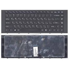 Клавиатура для ноутбука Sony VPC-EG Series черная, черная рамка. Sf0sw 9Z.N7asw.00R 148969761 Оригинальная