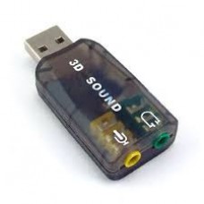 Контроллер USB-sound card 5.1 3D sound Windows 7 ready черный
