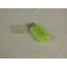 Кардридер Usb merlion CRD-1GR зелёный для карт MicroSD