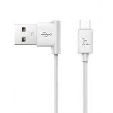 Кабель UPM10 L Shape charging cable for Micro Usb белый