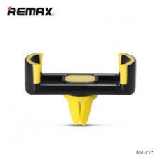Холдер Remax RM-C17 Black/Yellow (Крепление вентеляционная решетка)