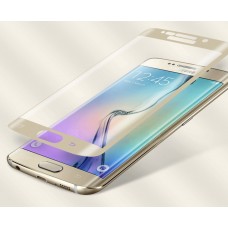 Противоударное стекло Utty 3D для Samsung S7 золотистое