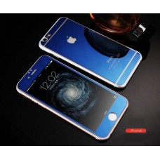 Закаленные стекла для iPhone 6 для экрана и задней панели синие