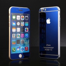Защитное стекло на экран и заднюю панель для iPhone 6 Plus Синее