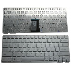 Клавиатура для ноутбуков Sony Vaio VPC-CA Series белая без рамки UA/RU/US