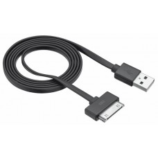 Кабель Trust Urban Flat Cable Apple 30-pin 1m Black