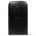 Чехол-флип для Lenovo S920 черный глянцевый чешуя