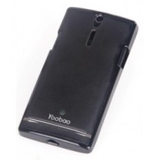 Чехол накладка Yoobao 2 in 1 для Sony Xperia S LT26i черный пленка