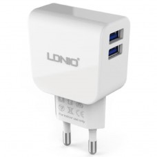 Адаптер LDNIO A2201 2xUSB 2.4A + кабель micro USB