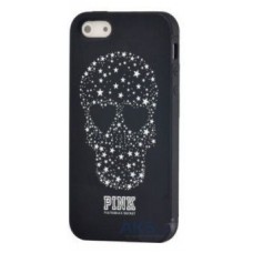 Чехол-накладка Pink Skull Case for iPhone 5/5S Black VS-SKUL-BLCK