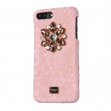 Панель Накладка Fendi for iPhone 7 Plus розовый чехол бампер