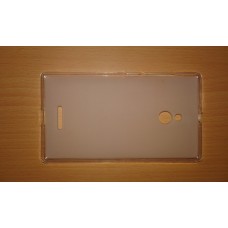 Чехол-накладка Nokia XL полупрозрачный силиконовый