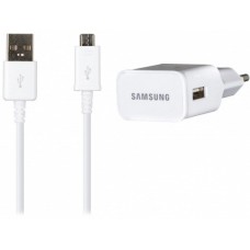 Сзу Samsung Galaxy S, 2A Usb кабель micro в картонной упаковке- белый