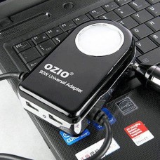 Автомобильное зарядное устройство Ozio F09 2 Usb 800/2100 мА адаптер 90 Вт 10 переходников