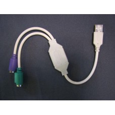 Переходник с 2 PS/2 на Usb кабель-адаптер