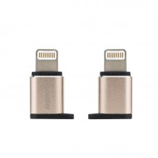 Адаптер Remax RA-USB2 iPhone 6 - microUSB Gold