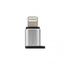 Переходник Adapter Remax RA-USB2 iPhone 5 6 7 - microUSB Silver
