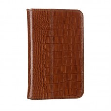 WRX Premium Leather Case for Samsung T110/111 Galaxy Tab 7" Lite Brown CROCO