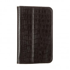 WRX Premium Leather Case for Samsung T110/111 Galaxy Tab 7" Lite Chocolate CROCO