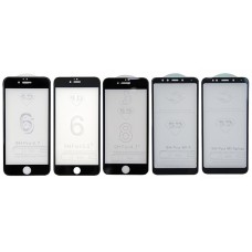 Защитное стекло 5D iPhone 6 Plus Black (тех.пак)