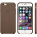 Чехол iPhone 6 - Apple Case Leather Brown MGR22ZM/A