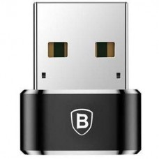 Адаптер Baseus Adapter USB to USB-C Female Black (CAAOTG-01)