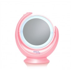 Косметическое зеркало GOTIE GMR-318R LED розовое