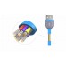 Кабель трансформер 2 в 1 - microUSB и для Iphone 5-6 Lightning