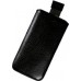 Чехол-кисет кожаный Арт флотар черный iPhone 4S