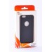 Накладка Florence силиконовая с кожей Apple iPhone 6/6s черная