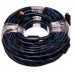 Видeo кабель PowerPlant HDMI - HDMI, 5m, позолоченные коннекторы, 1.4V, Nylon, Double ferrites