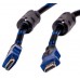 Видeo кабель PowerPlant HDMI - HDMI, 5m, позолоченные коннекторы, 1.4V, Nylon, Double ferrites