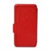 Чехол книжка Универсальная slider с силиконом 4.5 красный