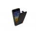 Чехол флип Drobak для Samsung Note N7000 Карбоновый