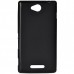 Чехол-накладка Drobak Elastic PU для Sony Xperia C c2305 черная