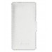 Чехол книжка Melkco для Sony Xperia Miro ST23i белый