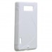 Накладка из термополиуретана для LG L7 dual white